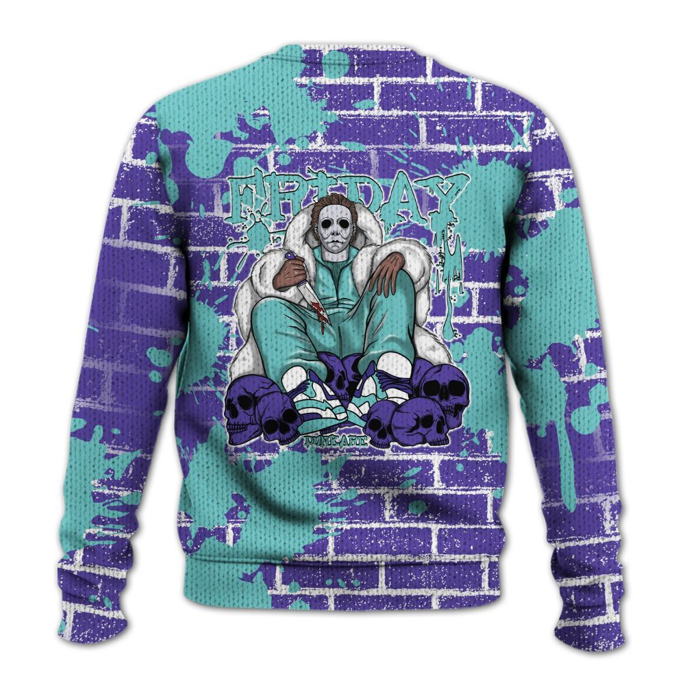 Knitted Sweater To Match Low Hornets 1s - Friday Brick