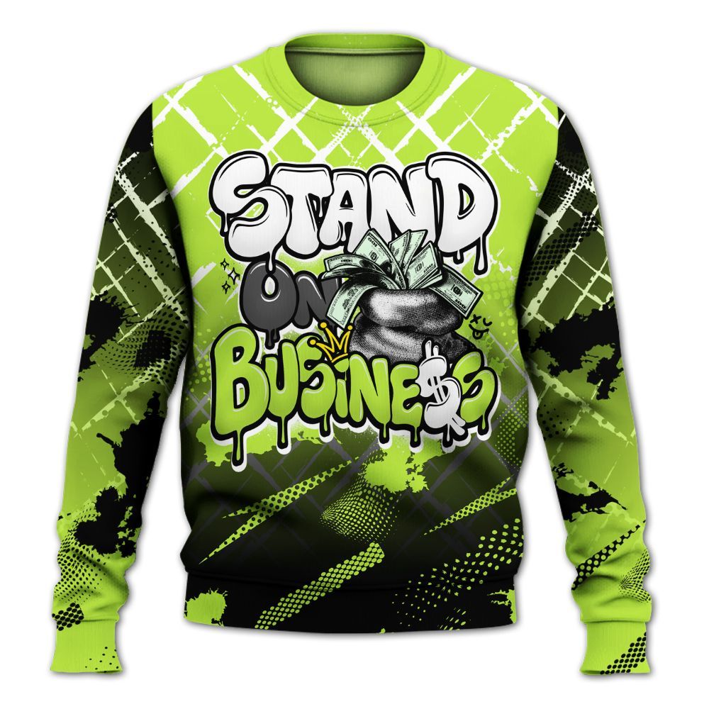 Sweatshirt To Match Air Force 1 Low Dance Volt - Halftone Stand Business Dripping All Over Print