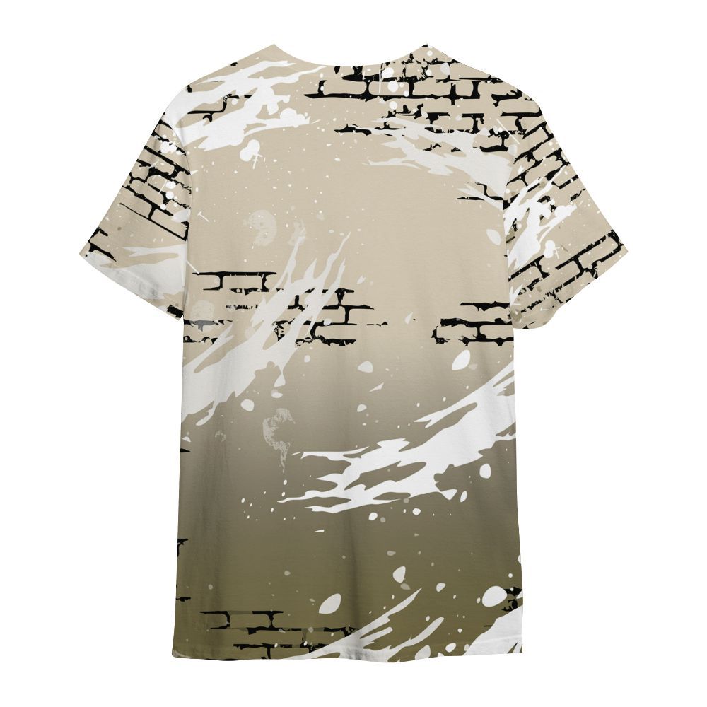 Shirt To Match Sail Neutral Olive 6s - Values Of Loyalty Drip All Over Print