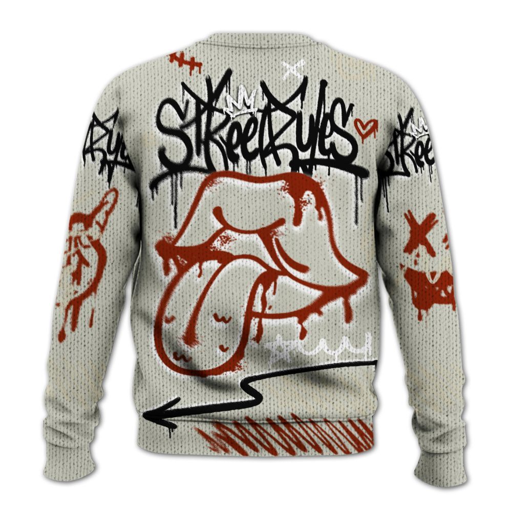 Knitted Sweater To Match El Grito 5s - Break Rules Streetwear