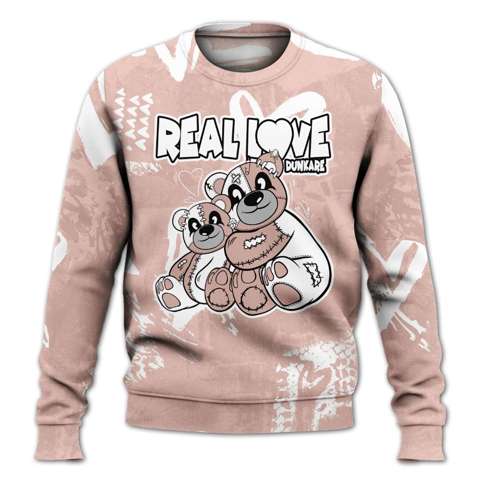 Sweatshirt To Match Low Legend Pink 11s - Sincere Fondness Bear All Over Print