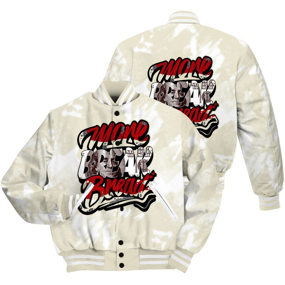 Varsity Jacket To Match Cement Grey 3s Shirt - More Break Shirt Unisex Oufit All Over Print