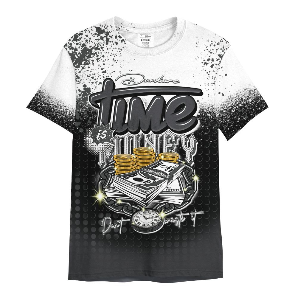 Shirt To Match Fear 4s - Halftone Time Is Money All Over Print