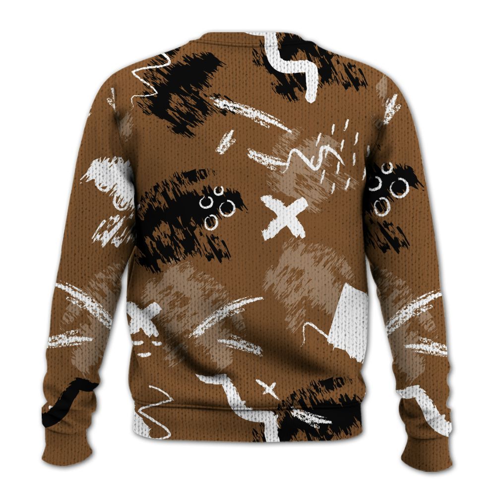 Knitted Sweater To Match Air Max 90 Escape - Hustle Grind Pray Retro