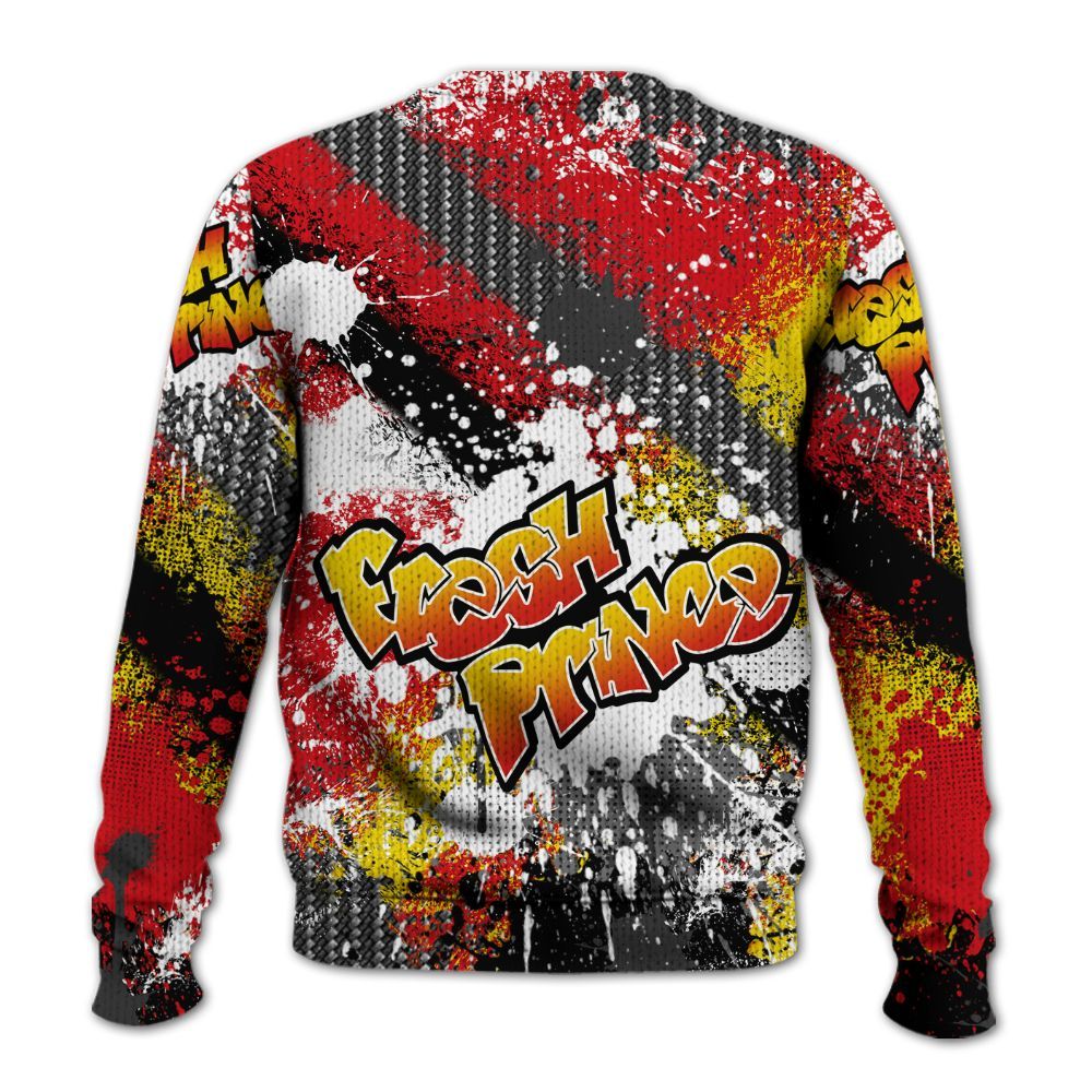 Sweater To Match Ferrari 14s - Fresh Sneaker Lick Graphic