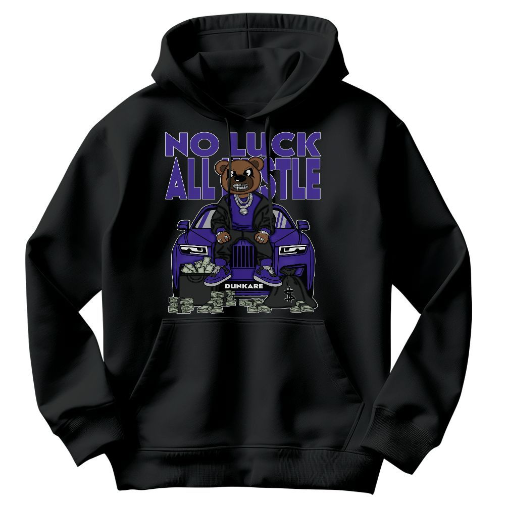 Sweatshirt To Match Field Purple 12s - So Unlucky Bear Graphic