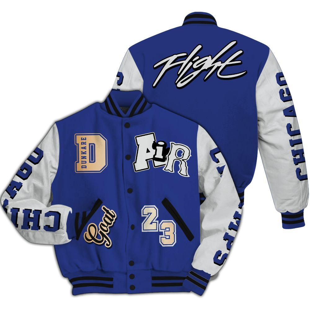 Varsity Jacket To Match JM Pro Black Concord - AIR Number 23 GOAT All Over Print