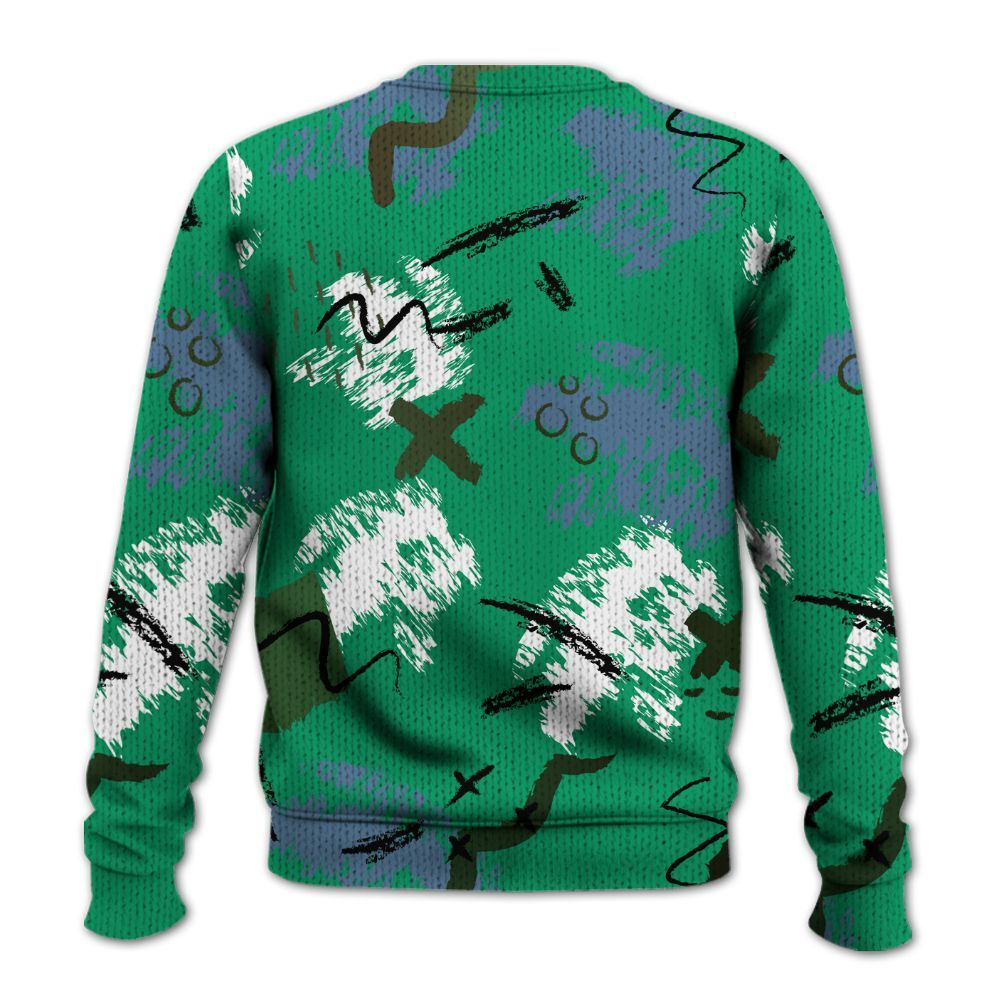Sweater To Match Foamposite Pro Pine Green 2025 - Hustle Grind Pray Graphic Street Style Graphic