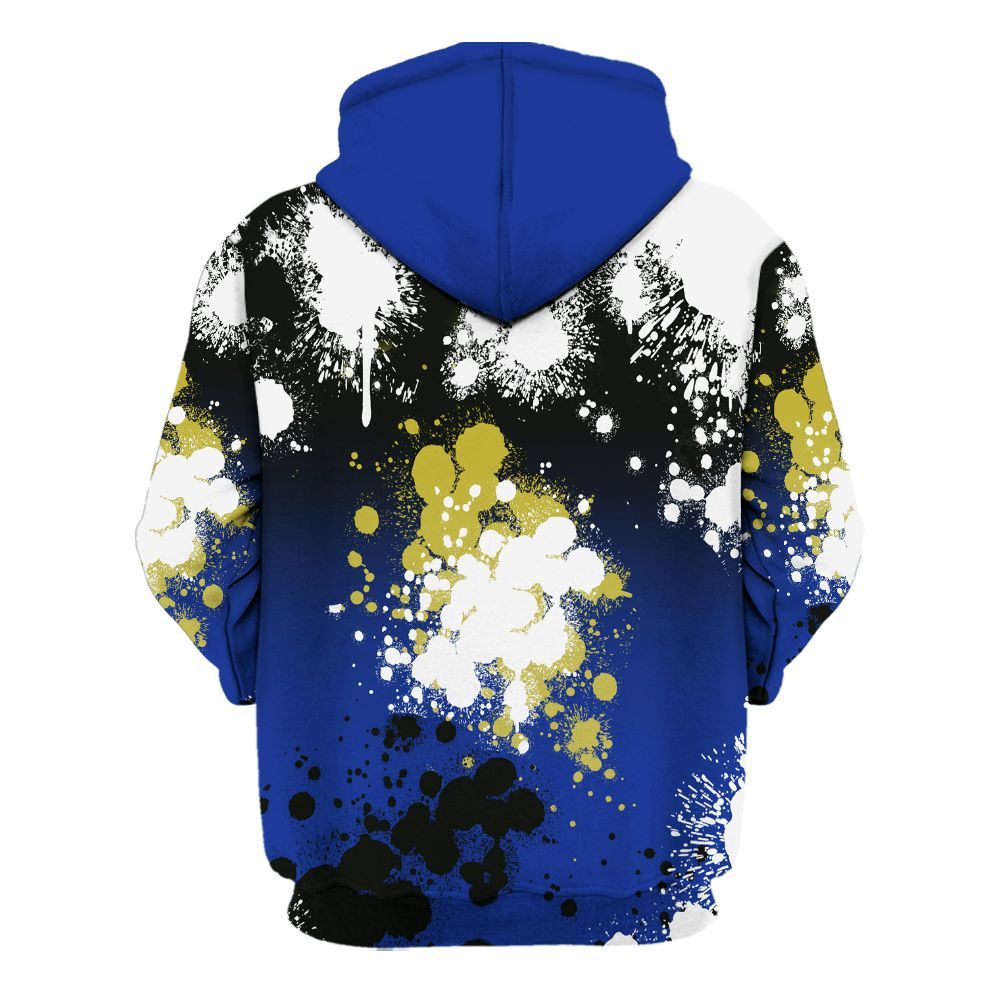 Hoodie To Match Laney 14s - God Blessed Ink Drip All Over Print