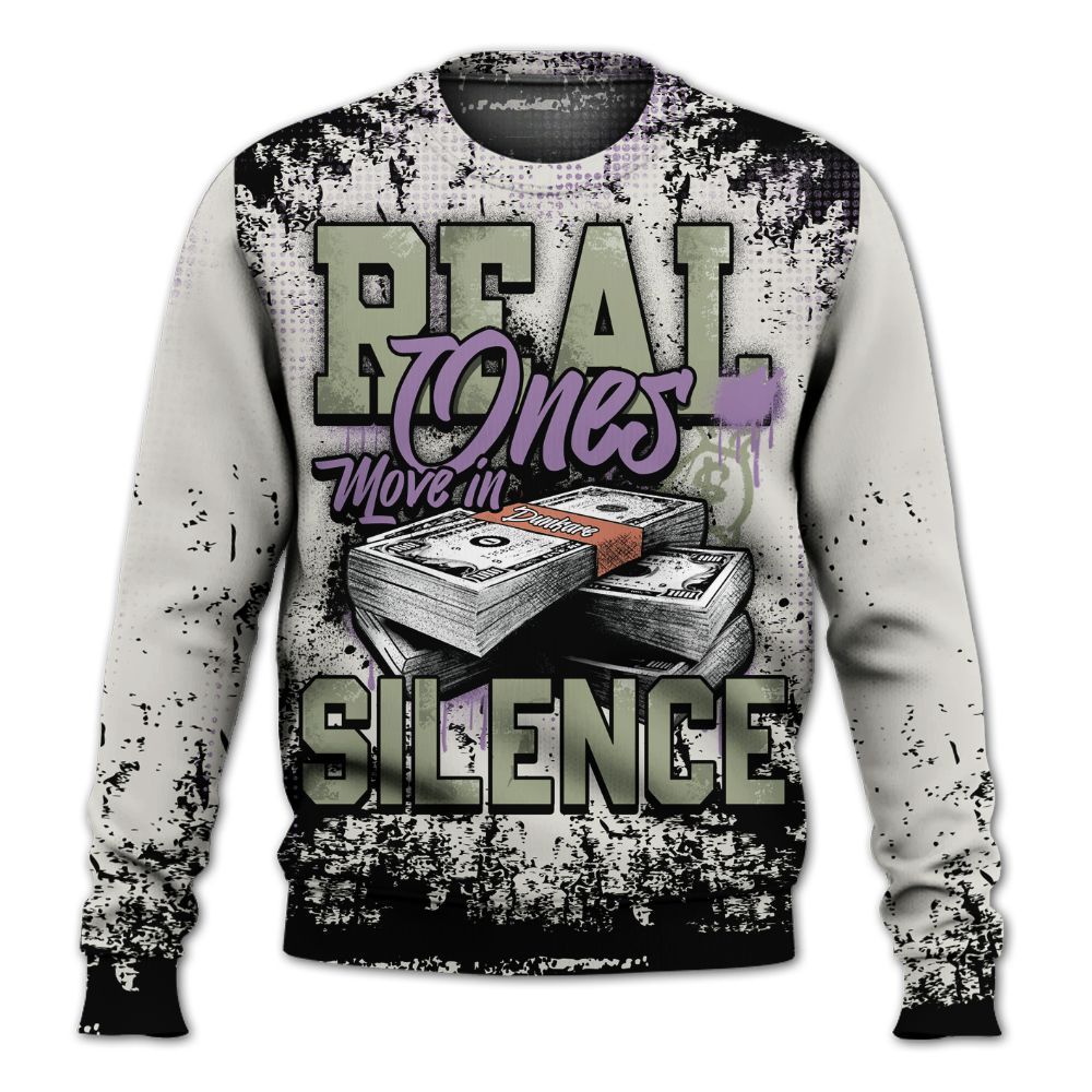 Sweatshirt To Match Dunk Low Floral Swoosh 2025 - Move In Silence Money Street Retro All Over Print