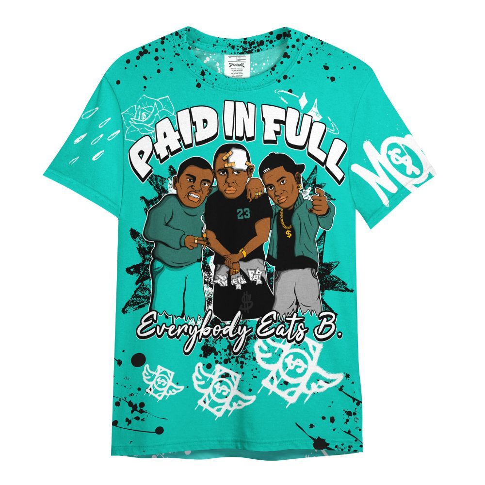 Shirt To Match Air Max 95 Dark Tiffany - Everybody Paid In Full Crayon All Over Print