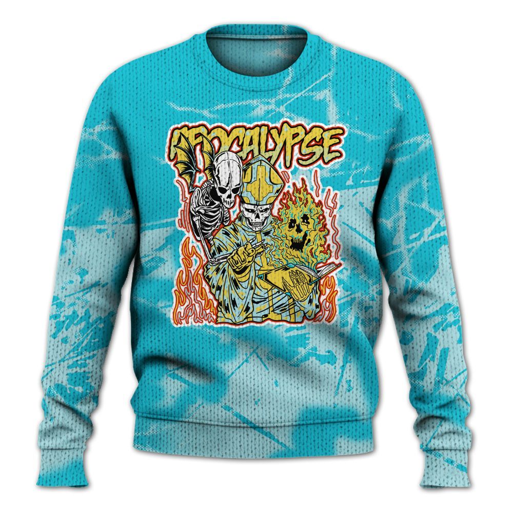 Knitted Sweater To Match Dunk Low KD 17 N7 - Apocalypse Skeleton Profound