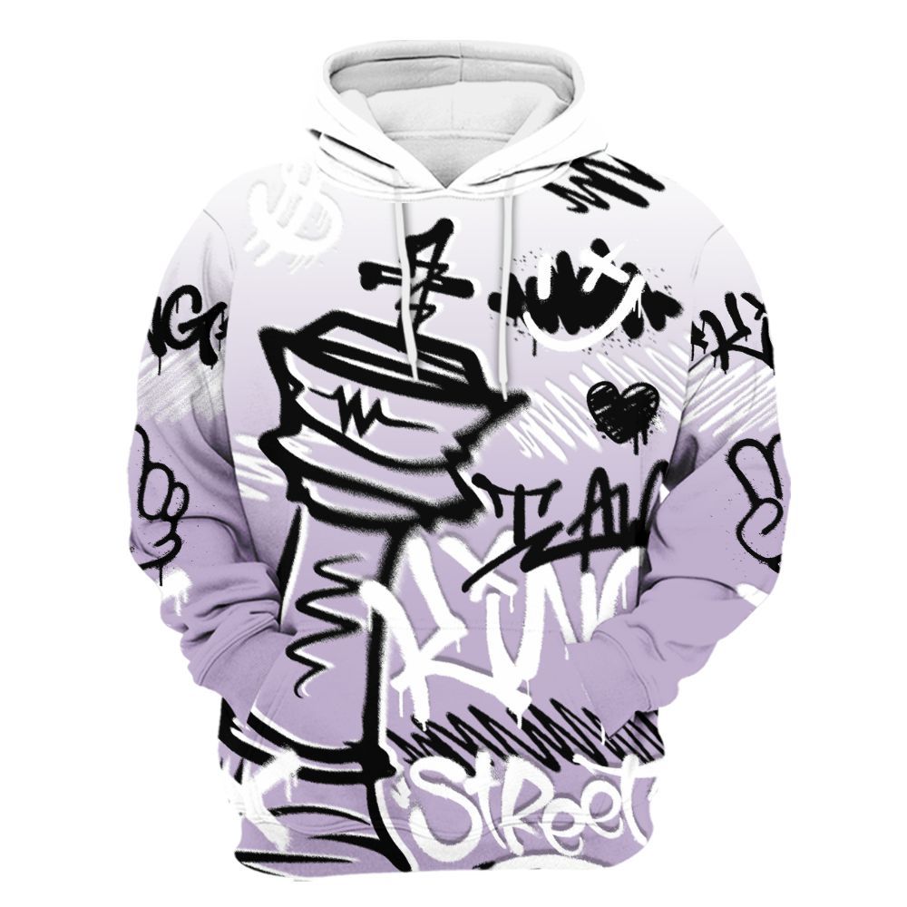 Hoodie To Match Low Pure Violet 11s - Street King Chess Streetwear All Over Print