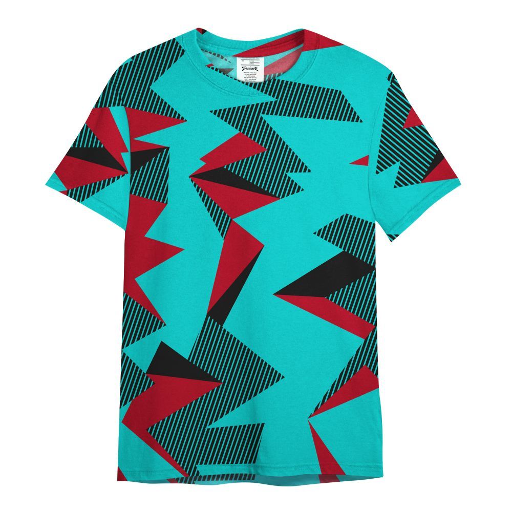 Shirt To Match Air Griffey Max 1 Freshwater - Geometric Camouflage Pattern All Over Print