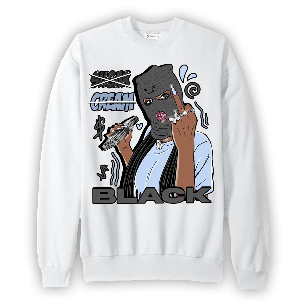 Sweatshirt To match Reverse Black White 6s Sweatshirt - Black Sugarcream Unique Graphic