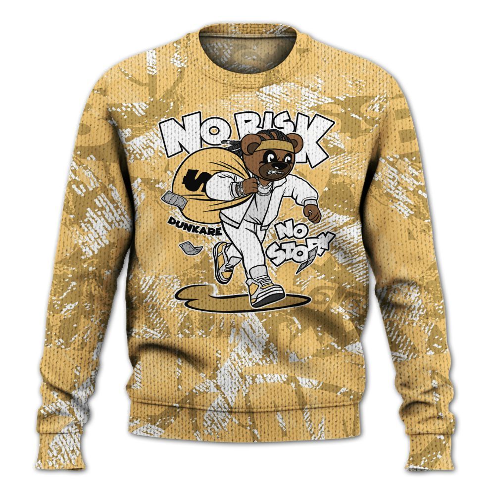 Knitted Sweater To Match Craft Paris 6s - Certain Bear Abstract Graffiti