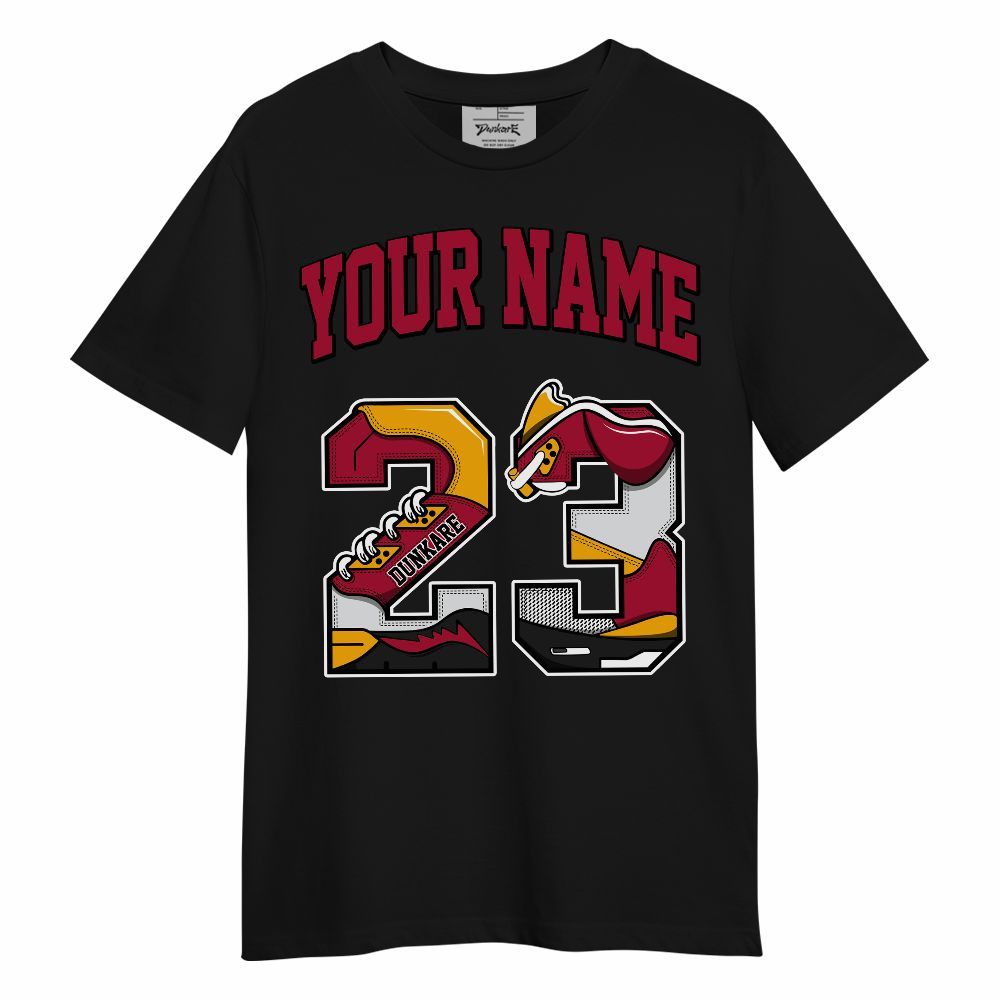Shirt To Match Cardinal 7s - Custom Name Number 23 5s Unisex Shirt