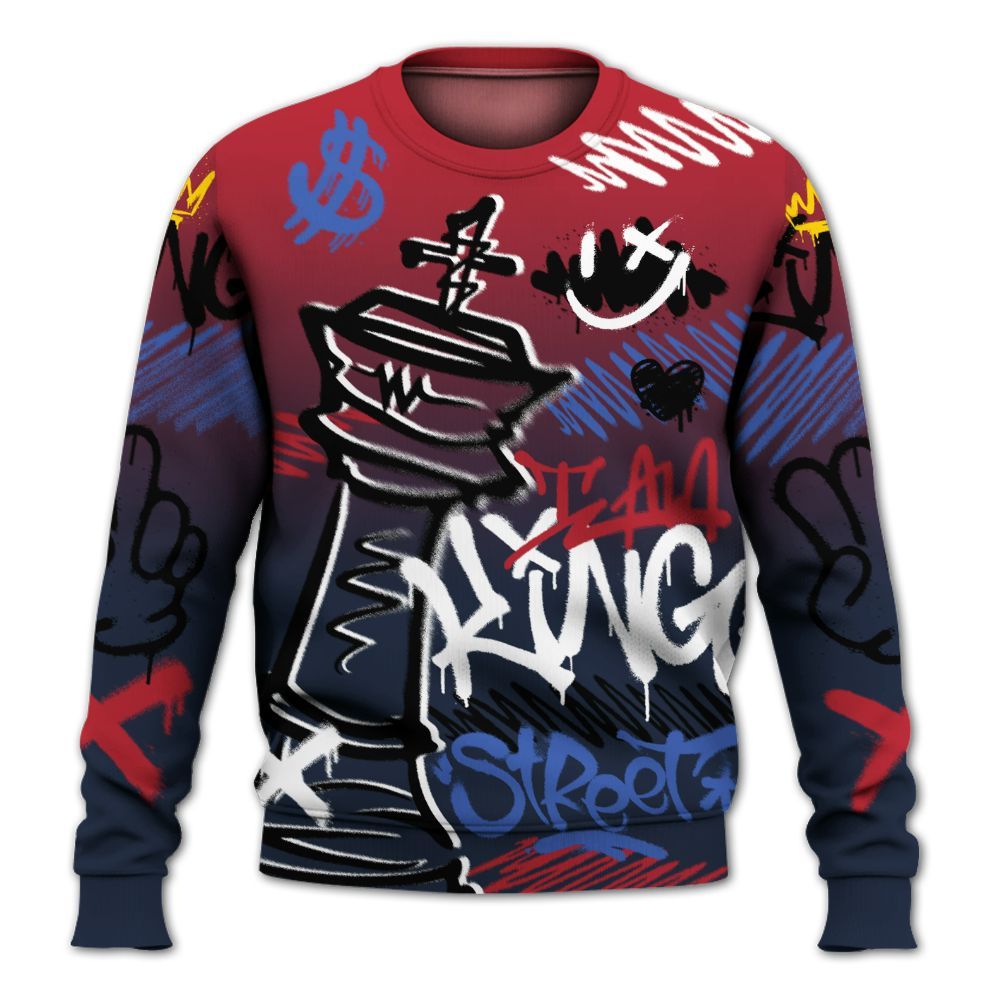 Sweatshirt To Match Dunk Low COJP What The 2024 - Street King Chess Streetwear All Over Print