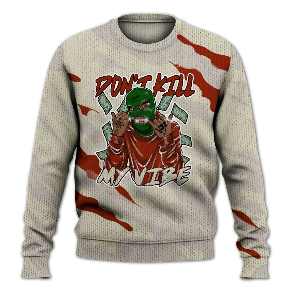 Knitted Sweater To Match El Grito 5s - Vibe.Unique Colored