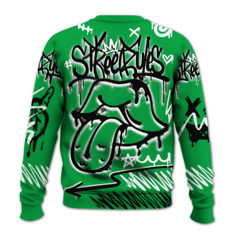 Sweatshirt To Match Low Lucky Green 1s - Break Rules Streetwear All Over Print