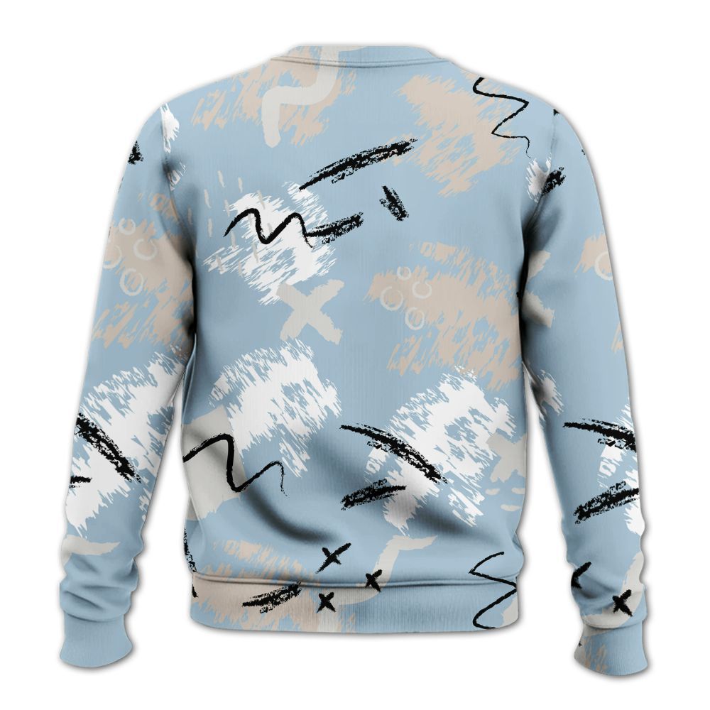 Sweatshirt To Match High OG Alaska 1s - Hustle Grind Pray Graphic Street Style All Over Print