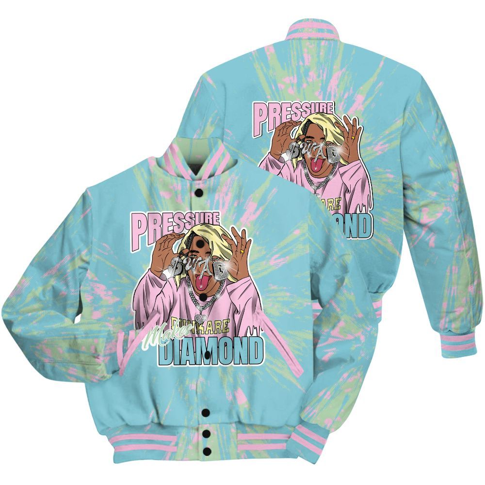 Varsity Jacket To Match SB Dunk Low Visty Shirt - Pressures Makes Varsity Jacket To Match Lux All Over Print