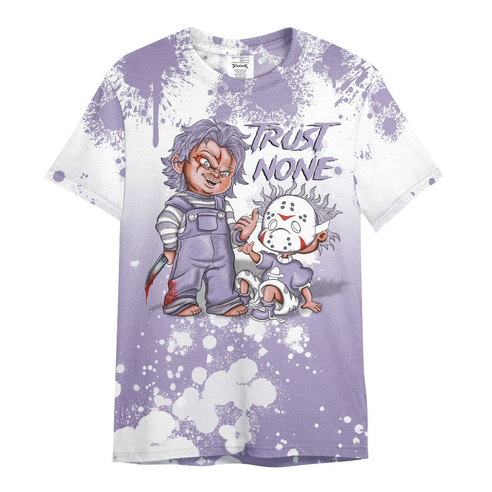 Shirt To Match Low Pure Violet 11s - Trust No One Scary All Over Print