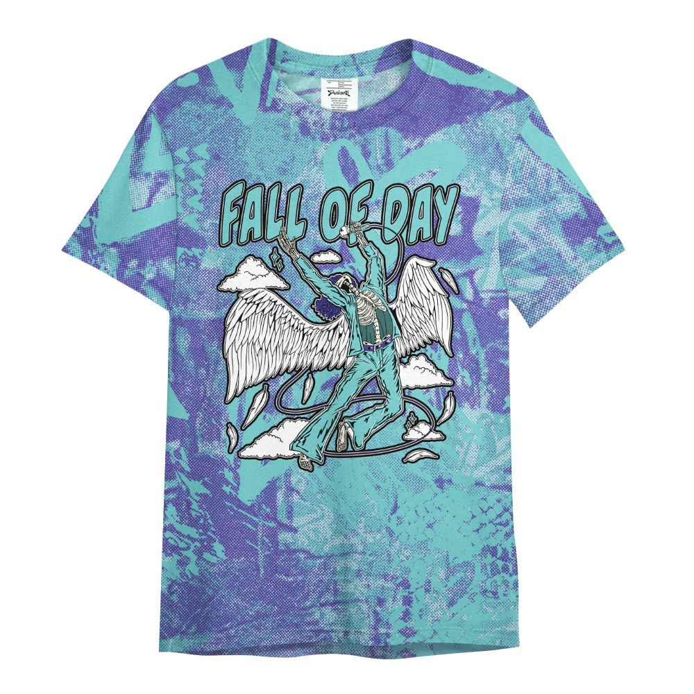 Shirt To Match Low Hornets 1s - Fall Of Days Skeleton Heart All Over Print