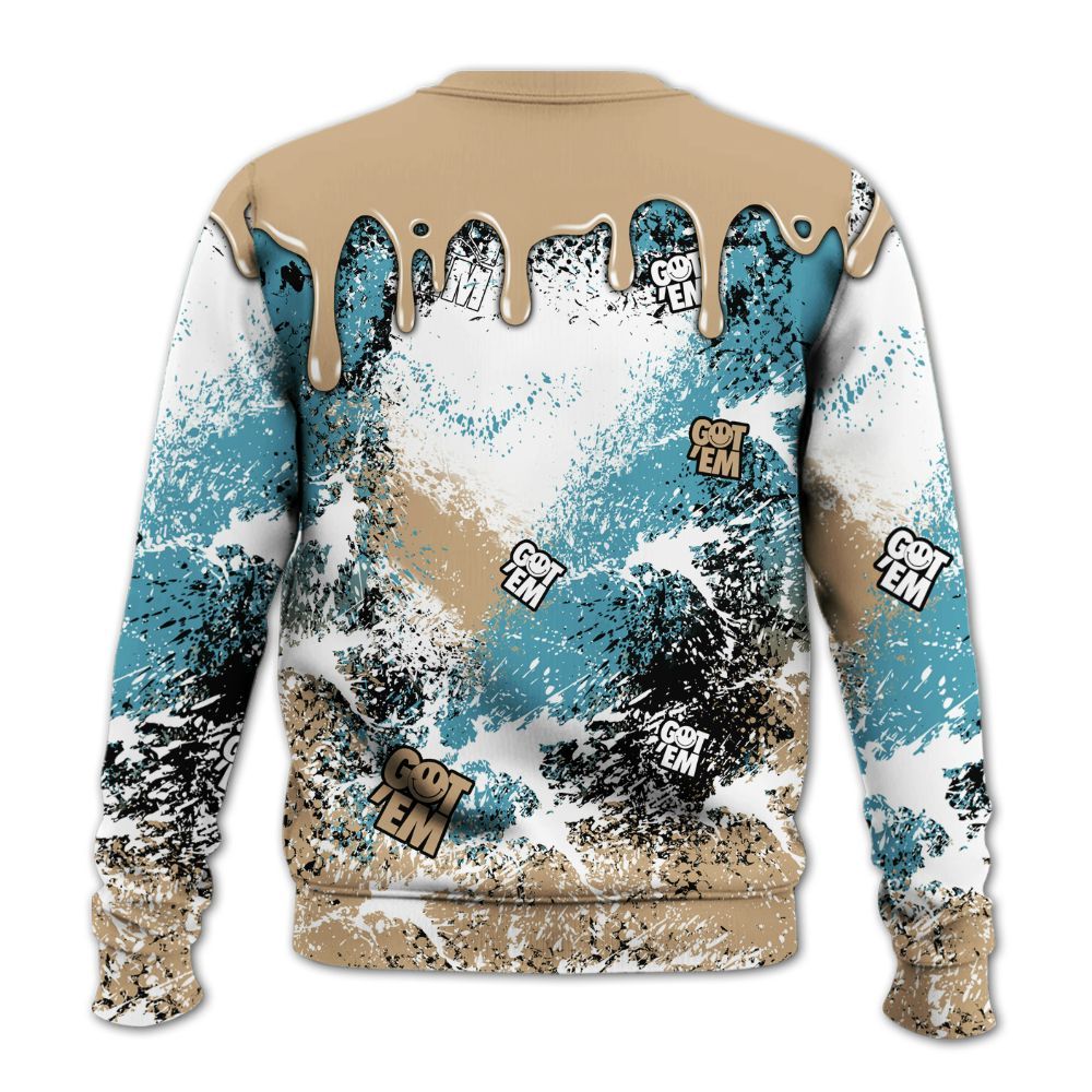 Sweatshirt To Match H-Town 11s - Dripping 23 Drip All Over Print