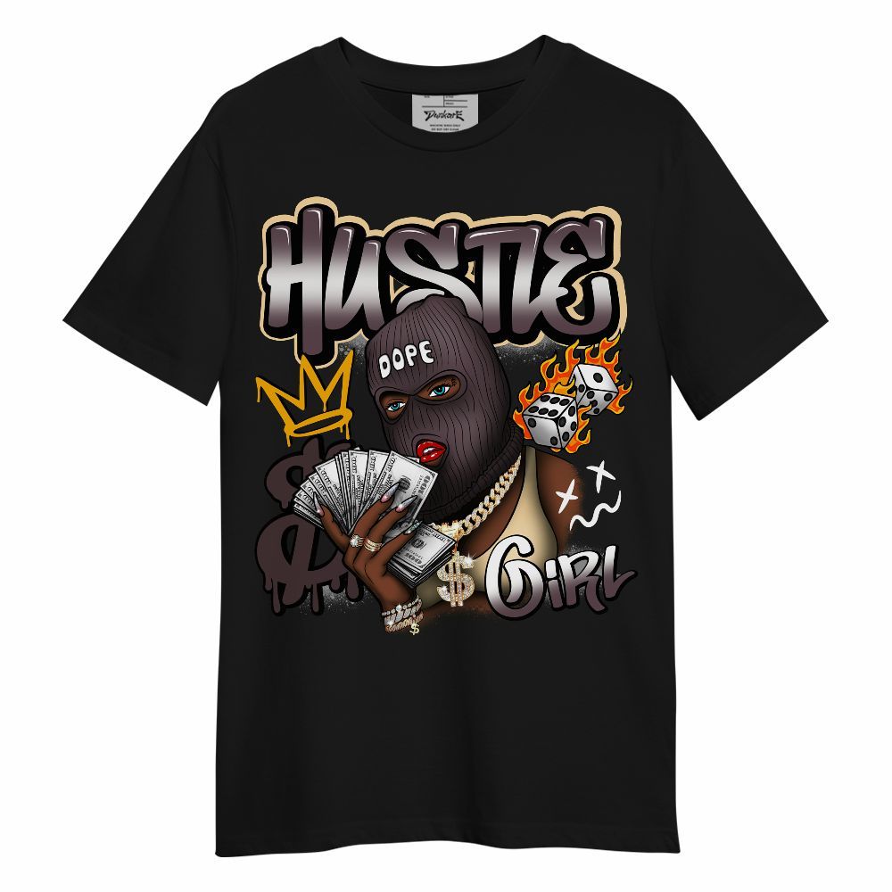 Shirt To Match AMM Black 3s - Money Hustles Girl Streetwear Unisex Shirt