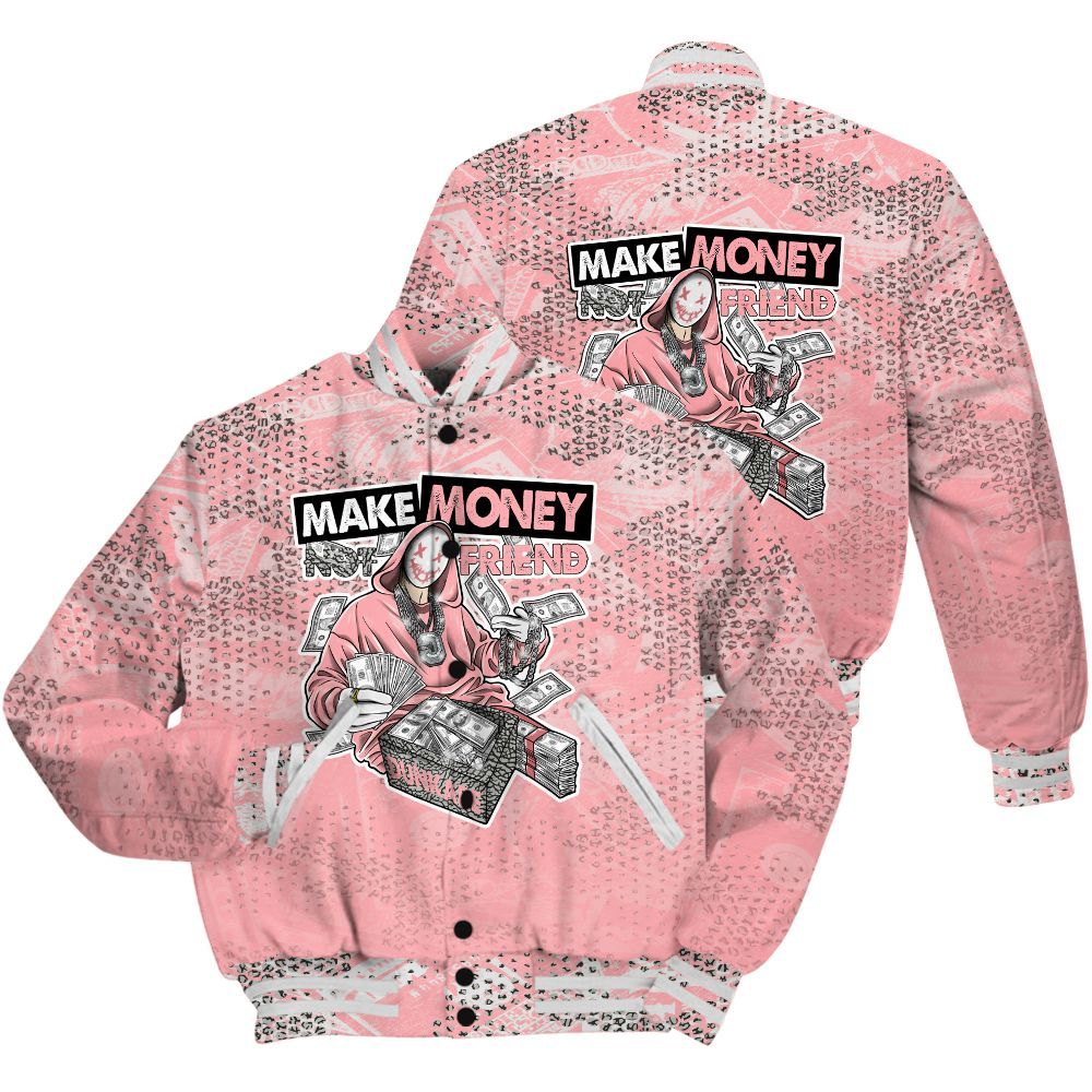 Varsity Jacket To Match Retro Wings 3s Shirt - Make Moneys Unique All Over Print