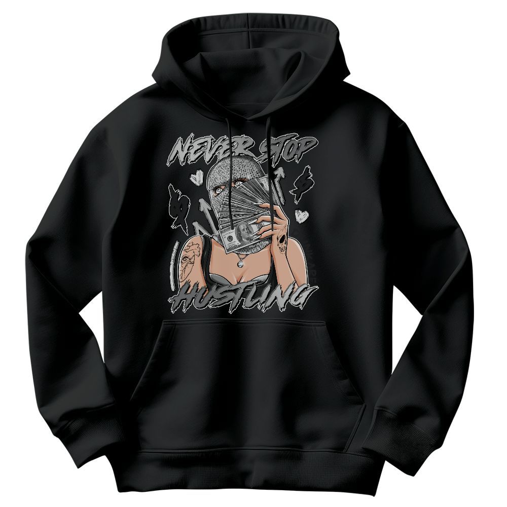 Sweatshirt To Match Metallic Silver 14s - Hustling Unque Graphic