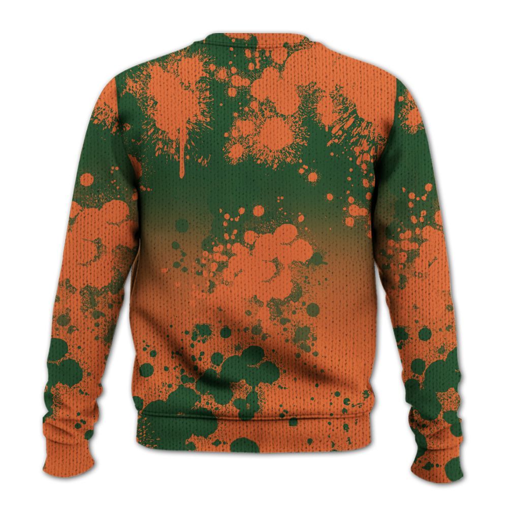 Knitted Sweater To Match Low Miami 5s - God Blessed Ink Drip