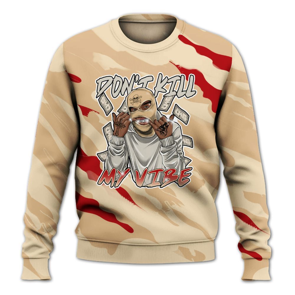 Sweatshirt To Match Dunk Low Strawberry Waffle - Vibe.Unique Colored All Over Print