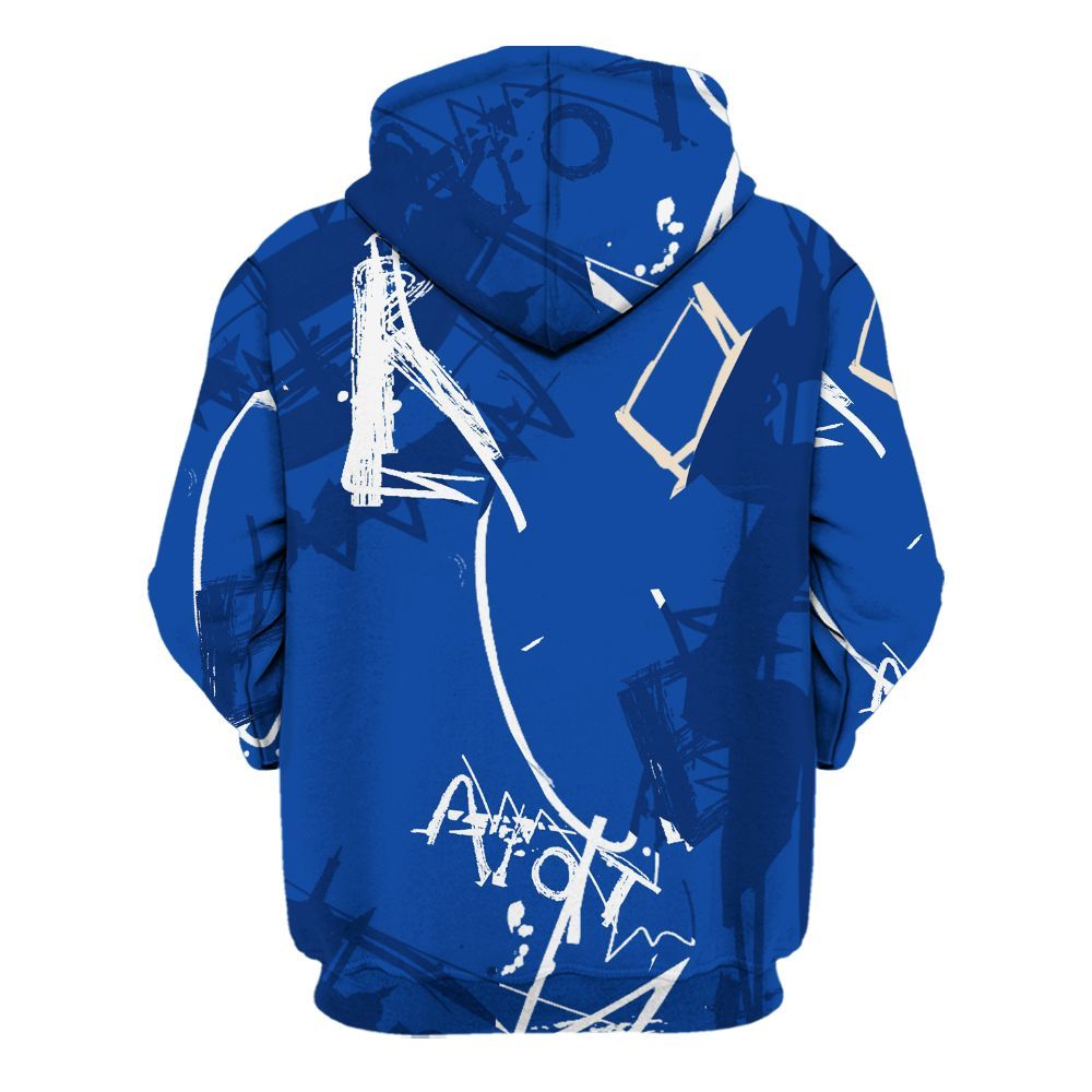 Hoodie To Match Low Game Royal 1s - Allen Answer Skeleton Messyz All Over Print