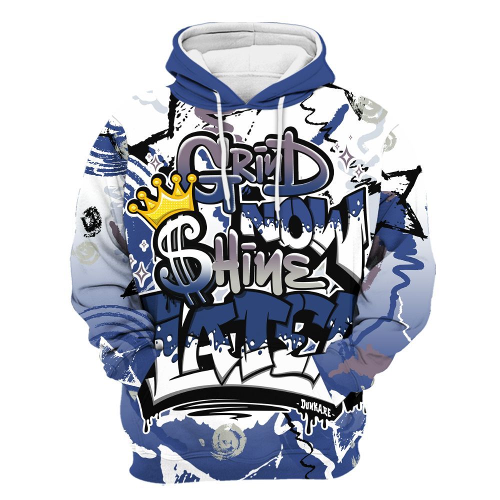 Hoodie To Match Low OG Voodoo Alternate 1s - Grind Shine Later Drip All Over Print