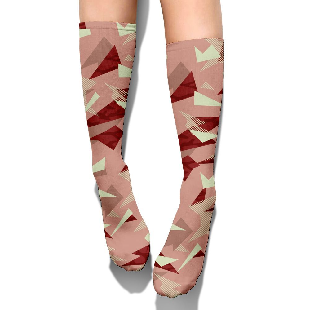 Sock To Match Valentines Day 3s - Geometric Abstract Graphic