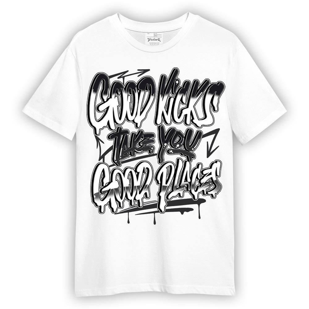 Shirt To Match White Thunder 4s - Good Kick Good Places Graphic Shirt Unisex