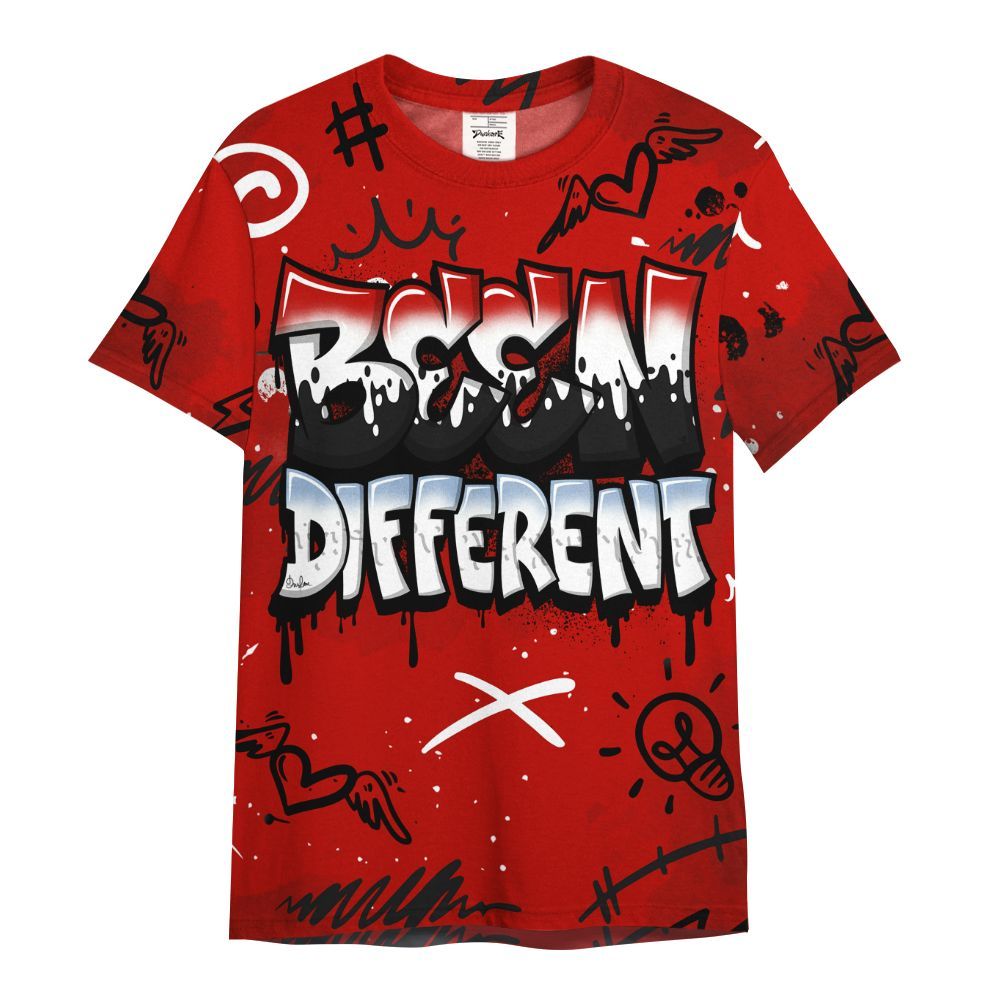 Shirt To Match Retro Fire Red 6s - Drip Been Di2ferent All Over Print