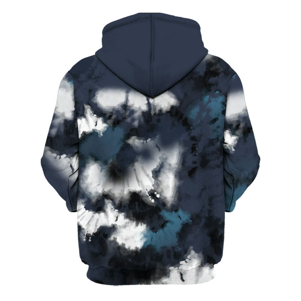 Hoodie To Match Retro Obsidian 13s - God Blessed Tie Dye All Over Print