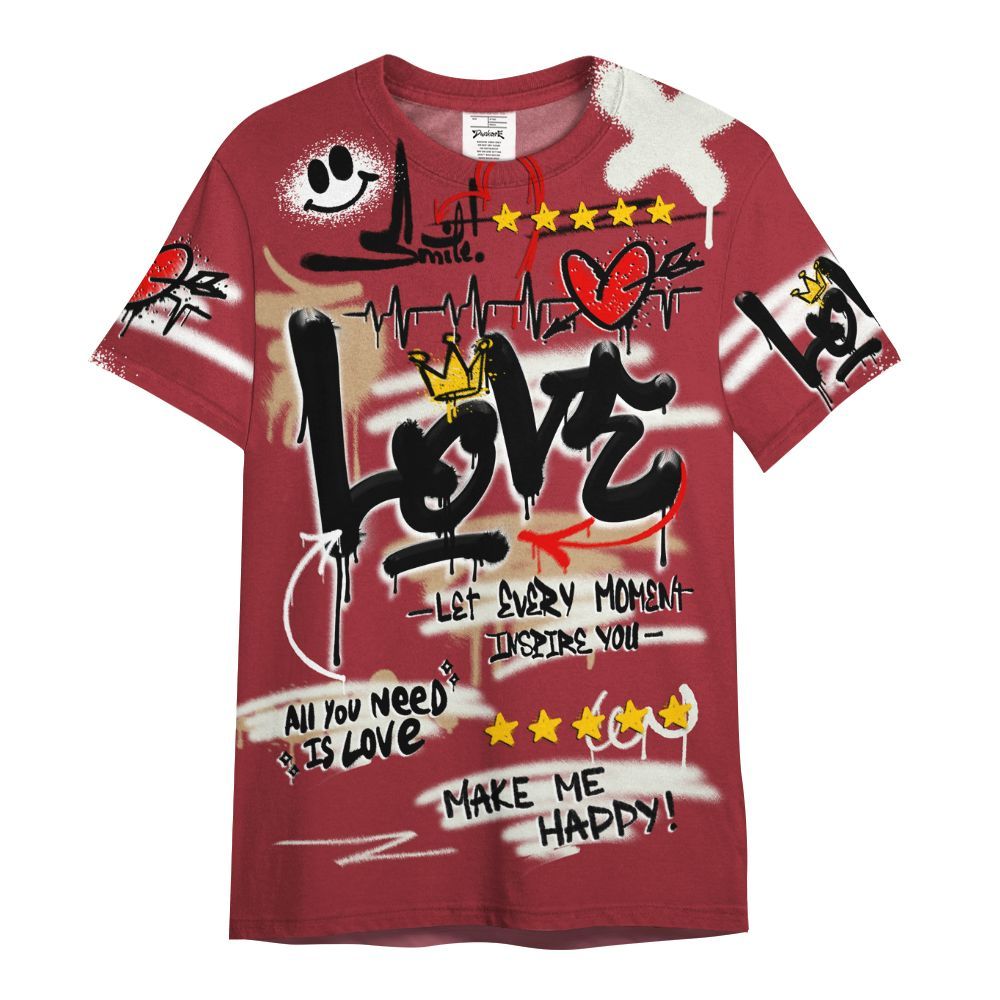 Shirt To Match Chicago 2025 40s Shirt, Happy Love Beats Graffiti Streetwear All Over Print