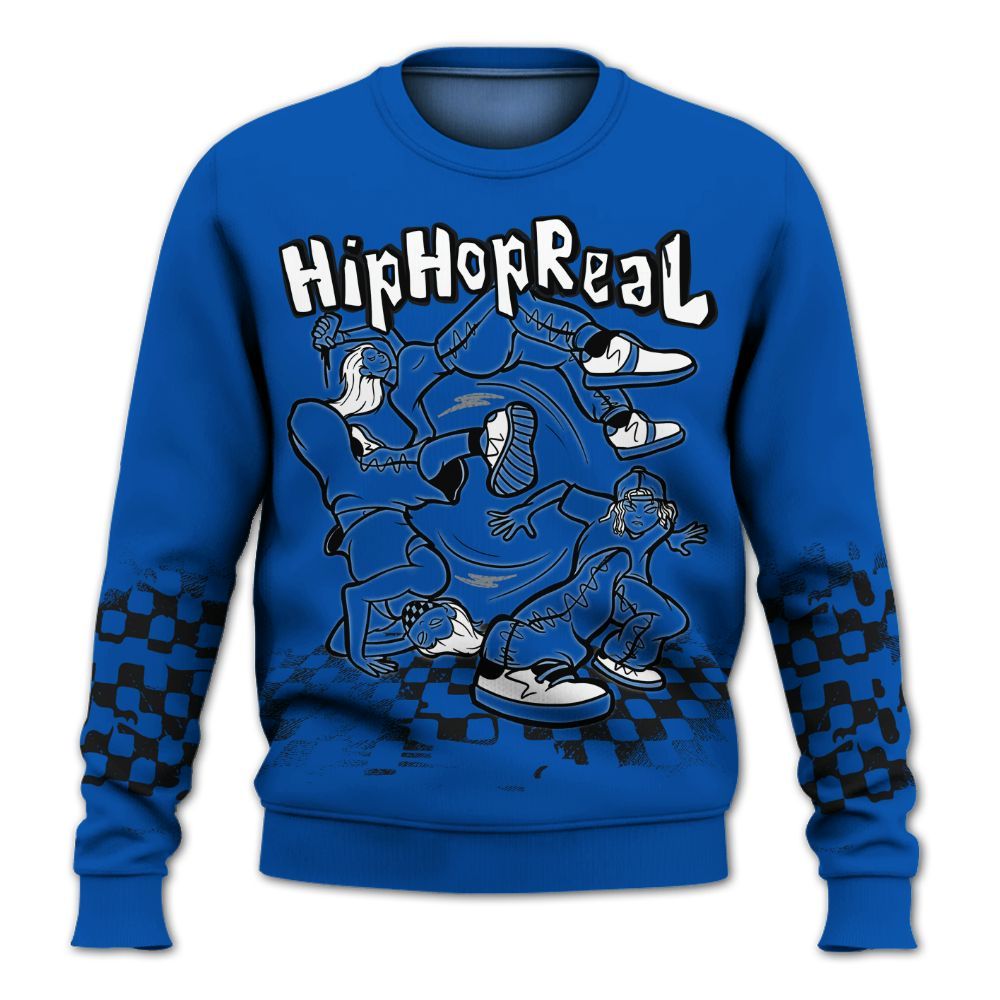 Sweatshirt To Match Racer Blue 5s - Feel Life Street Style All Over Print