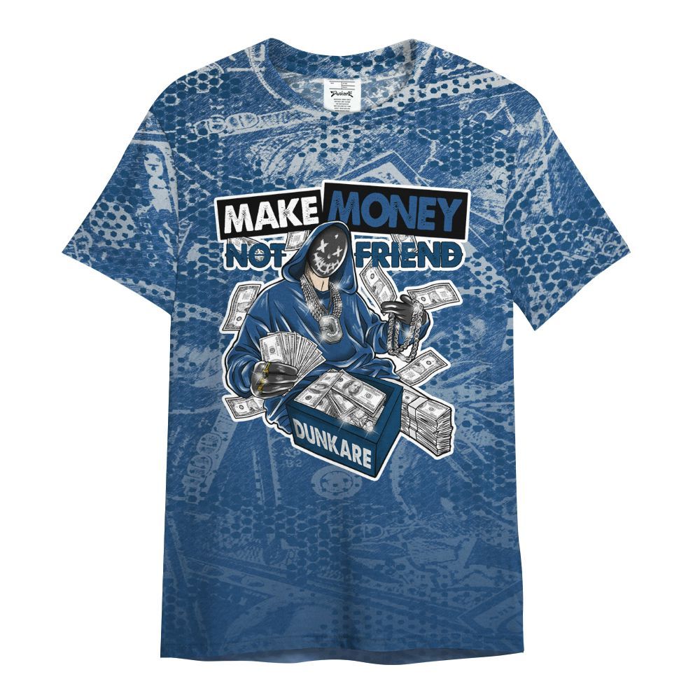 Shirt To Match High OG Midnight Navy 1s - Make Moneys Unique All Over Print