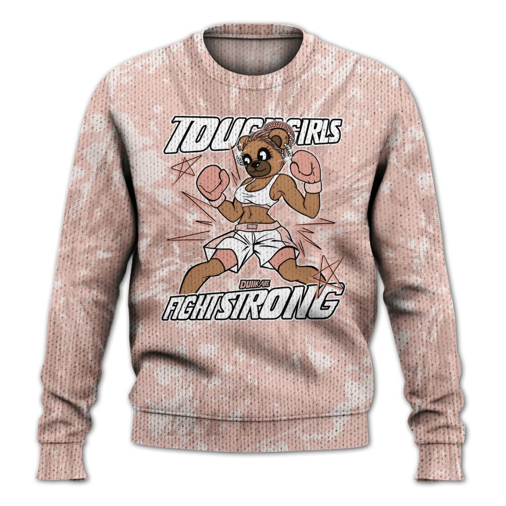 Knitted Sweater To Match Low Legend Pink 11s - Gritty Girls Bear Luxury