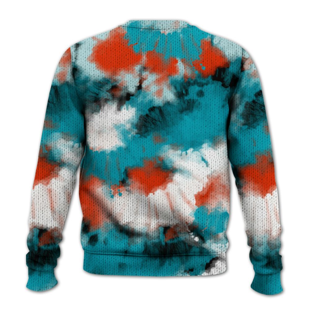 Knitted Sweater To Match Dunk Low KD 17 N7 - Tie Dye FK Around Find Out