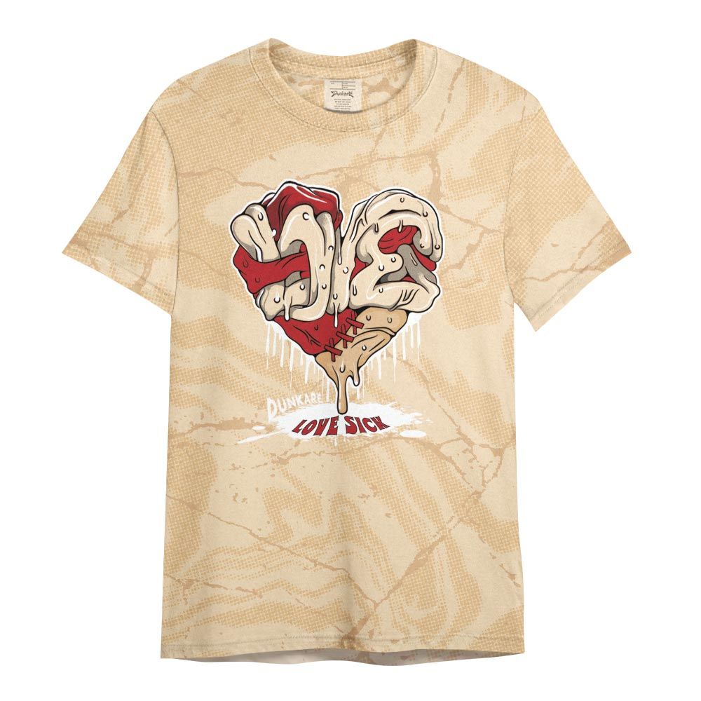 Shirt To Match Dunk Low Strawberry Waffle - Love Sick Crazy Shirt Unisex