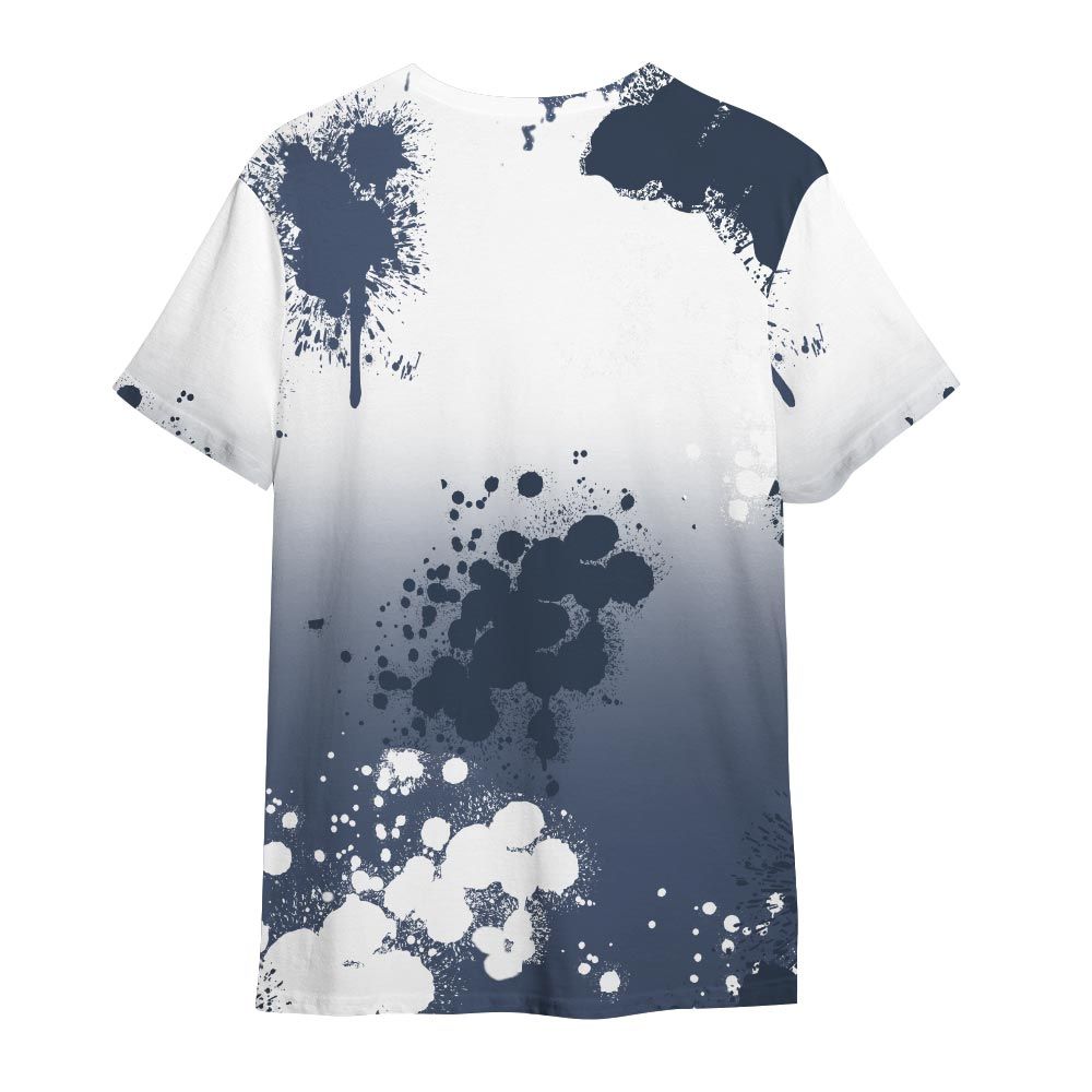 Shirt To Match Low Diffused Blue 11s - God Blessed Ink Drip Shirt Outfit 1505 NCT