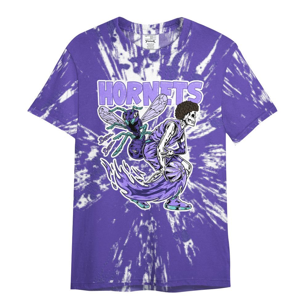 Shirt To Match Low Hornets 1s - Hornets Skeleton Luxury All Over Print
