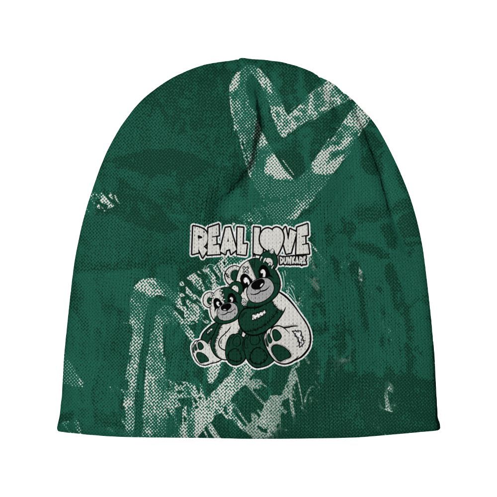 Beanie Hat To Match Oxidized Green 4s - Sincere Fondness Bear Graphic