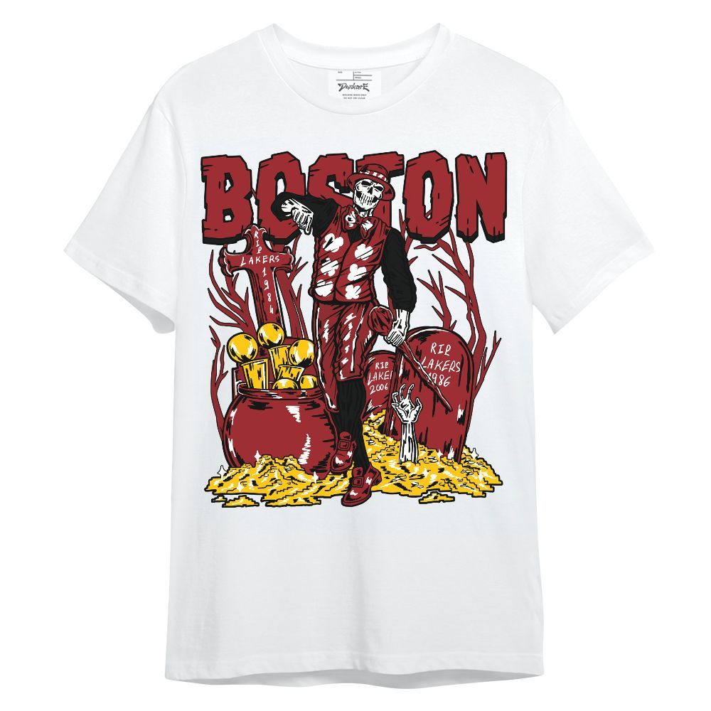 Shirt To Match Alternate Flu Game 12s - Goldrush Skeleton Unisex Shirt
